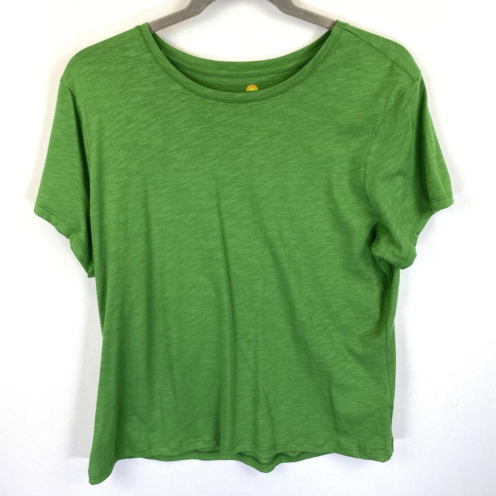 C&C California Short Sleeve Tee Top Crew Neck XL Green